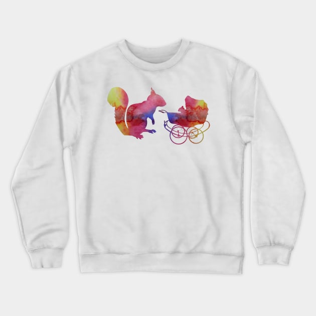 Squirrels Crewneck Sweatshirt by TheJollyMarten